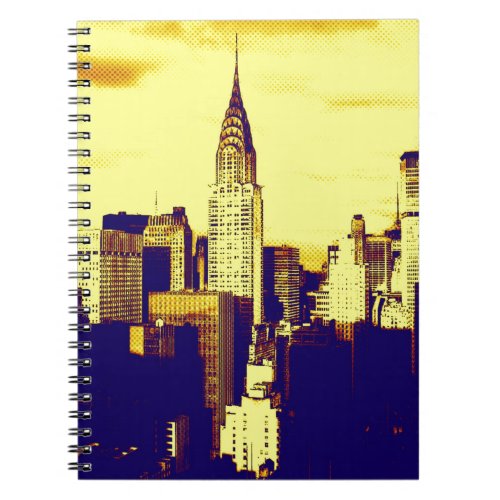 Retro Pop Art Comic New York City Notebook