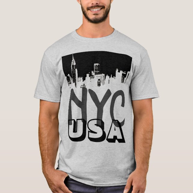 Retro Pop Art Comic New York City NYC USA T-Shirt (Front)