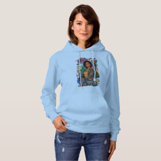 Retro Pop Art Girl "You Go Girl" Hoodie