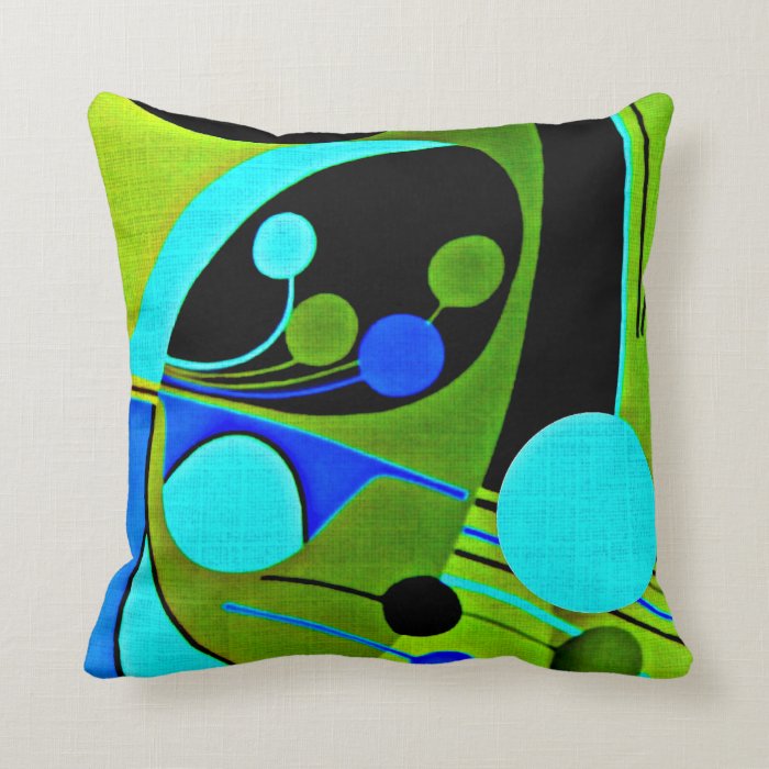 Retro Pop Art Pillow