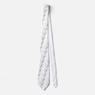 Retro Pop Art Smash Sketch Neck Tie