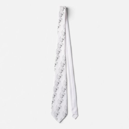 Retro Pop Art Smash Sketch Neck Tie