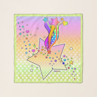 RETRO POP ART STAR SCARF
