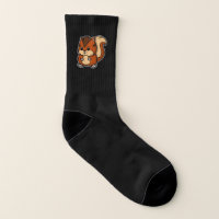 Cool Cat MMA Karate Kickboxing Fighter Gift Idea Socks