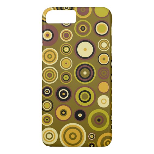 Retro Pop Circles Pattern 2 iPhone 8 Plus7 Plus Case