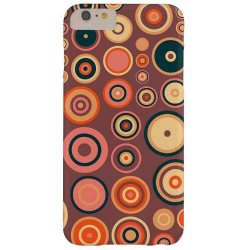 Retro Pop Circles Pattern 3 Barely There iPhone 6 Plus Case