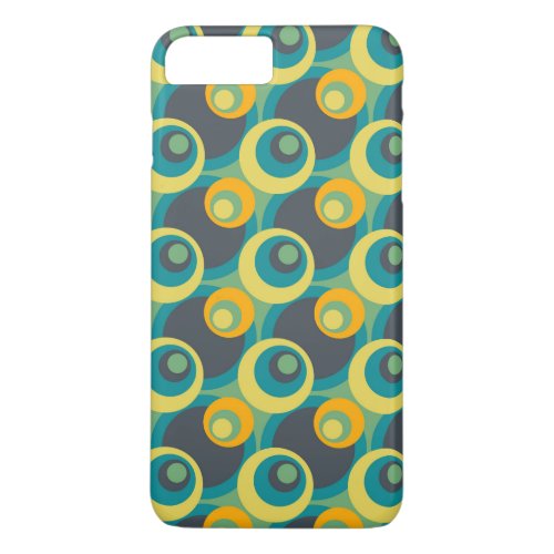 Retro Pop Circles Pattern 4 iPhone 8 Plus7 Plus Case