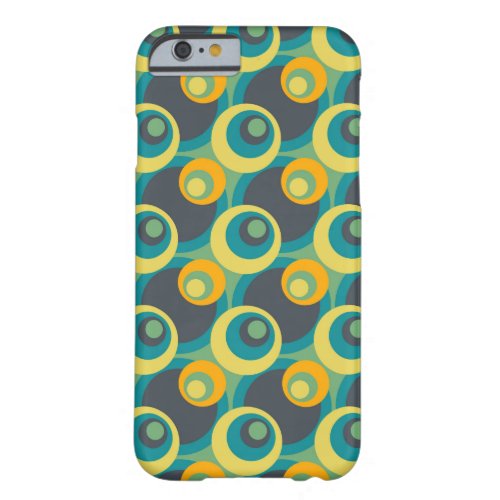Retro Pop Circles Pattern 4 Barely There iPhone 6 Case
