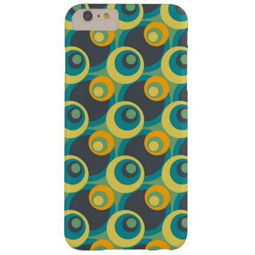 Retro Pop Circles Pattern 4 Barely There iPhone 6 Plus Case