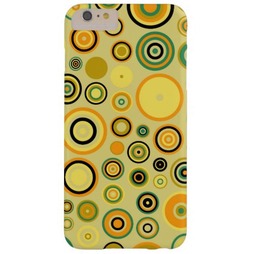 Retro Pop Circles Pattern 5 Barely There iPhone 6 Plus Case