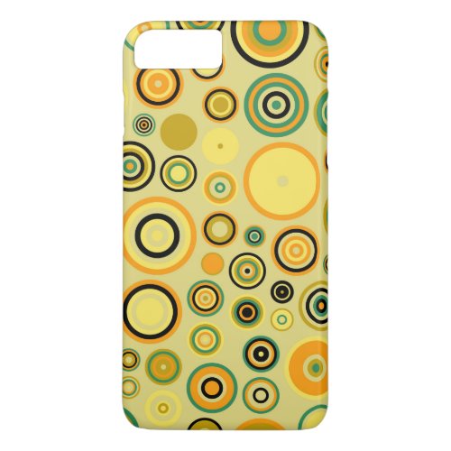 Retro Pop Circles Pattern 5 iPhone 8 Plus7 Plus Case