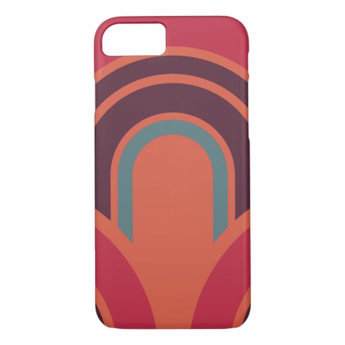 Retro Pop Fifties Pattern 2 iPhone 87 Case