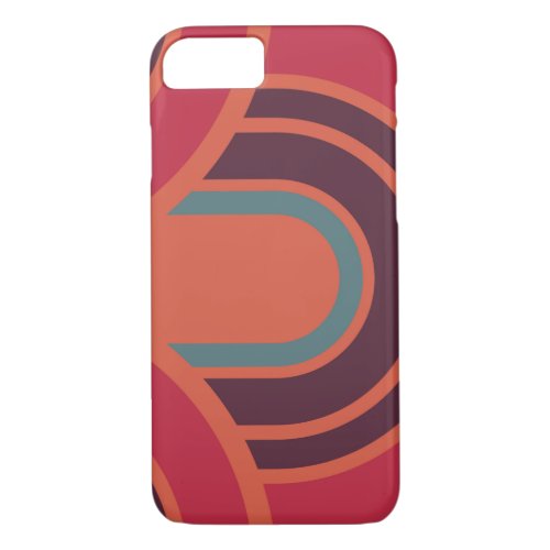 Retro Pop Fifties Pattern iPhone 87 Case