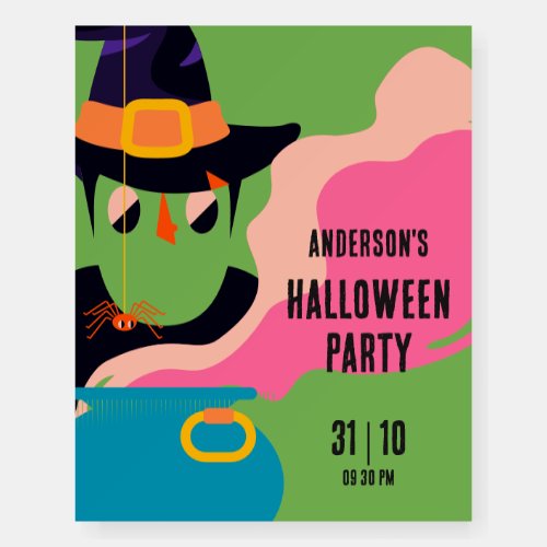 Retro Pop Halloween Vintage Costume Party Foam Board