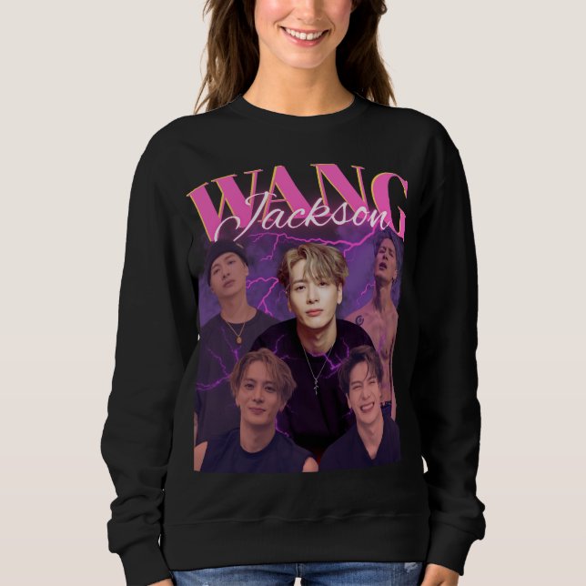 Retro Pop Jackson Wang | Vintage Boot Sweatshirt (Front)