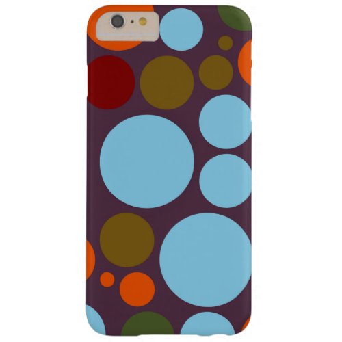 Retro Pop Polka Dot Pattern 14 Barely There iPhone 6 Plus Case