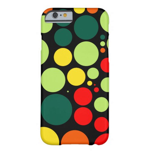 Retro Pop Polka Dot Pattern 15 Barely There iPhone 6 Case