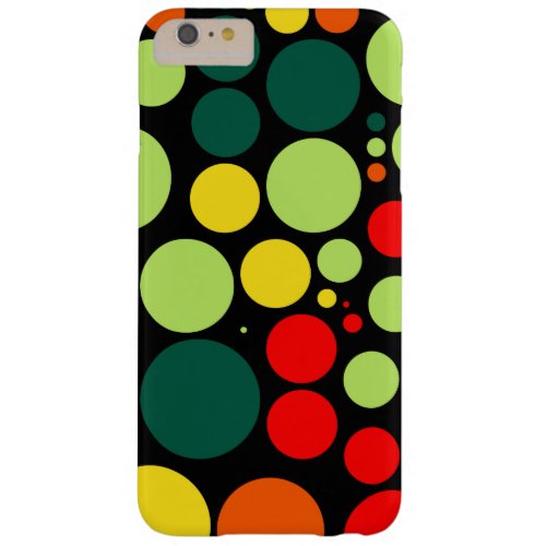 Retro Pop Polka Dot Pattern 15 Barely There iPhone 6 Plus Case