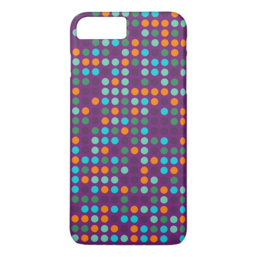 Retro Pop Polka Dot Pattern 4 iPhone 8 Plus7 Plus Case