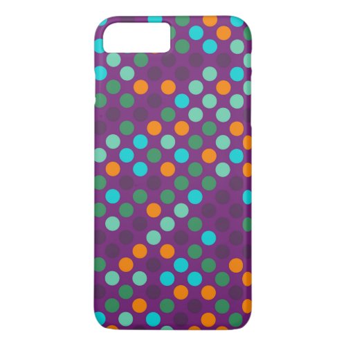 Retro Pop Polka Dot Pattern 5 iPhone 8 Plus7 Plus Case