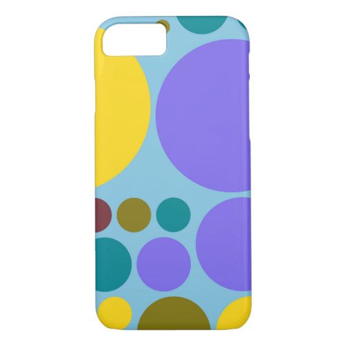 Retro Pop Polka Dot Pattern 7 iPhone 87 Case