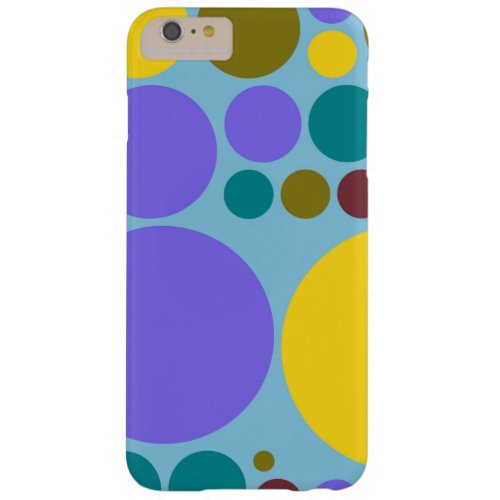 Retro Pop Polka Dot Pattern 8 Barely There iPhone 6 Plus Case