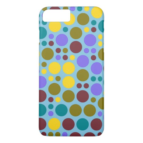 Retro Pop Polka Dot Pattern 9 iPhone 8 Plus7 Plus Case