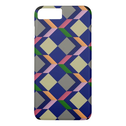 Retro Pop Tiles Pattern 2 iPhone 8 Plus7 Plus Case