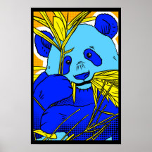 Retro Popart Panda