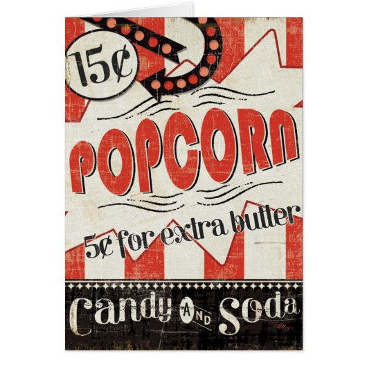 Retro Popcorn Cards (Front)