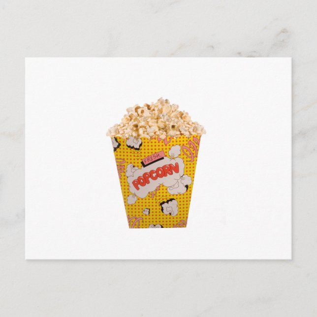 Retro Popcorn - Color Postcard (Front)