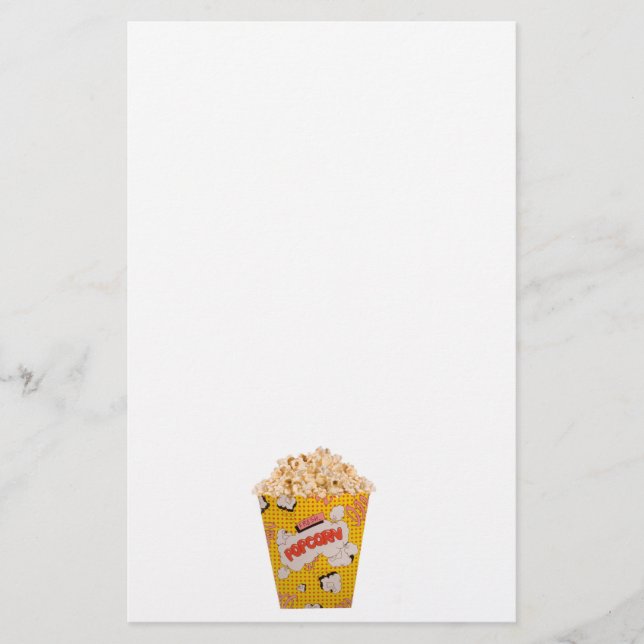 Retro Popcorn - Color Stationery (Front)