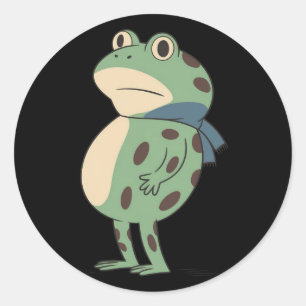 Retro Portland Frog Protest Anti Fascism Anti Ice Classic Round Sticker