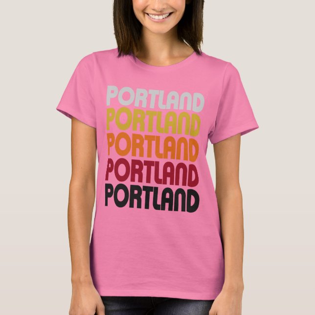 Retro Portland T-shirt (Front)