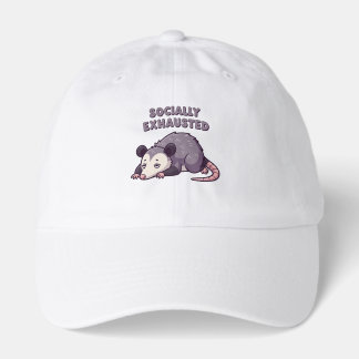 Retro Possum Social Battery Classic Cap