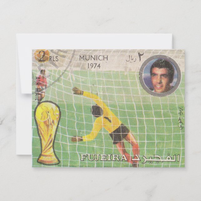 Retro postage stamp Munich Note Card (Front)