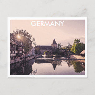 Retro postcard of Nuremberg, Germany