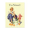 Retro Postcard Plant Flower Garden Lady I've Moved