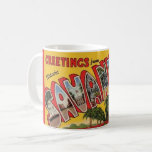 Retro Postcard Savannah Georgia Mug<br><div class="desc">A vintage,  retro postcard greeting for Savannah,  Georgia.  Colorful,  fun mug!</div>