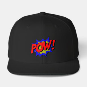 Retro POW! Pop Art Comic Snapback Hat