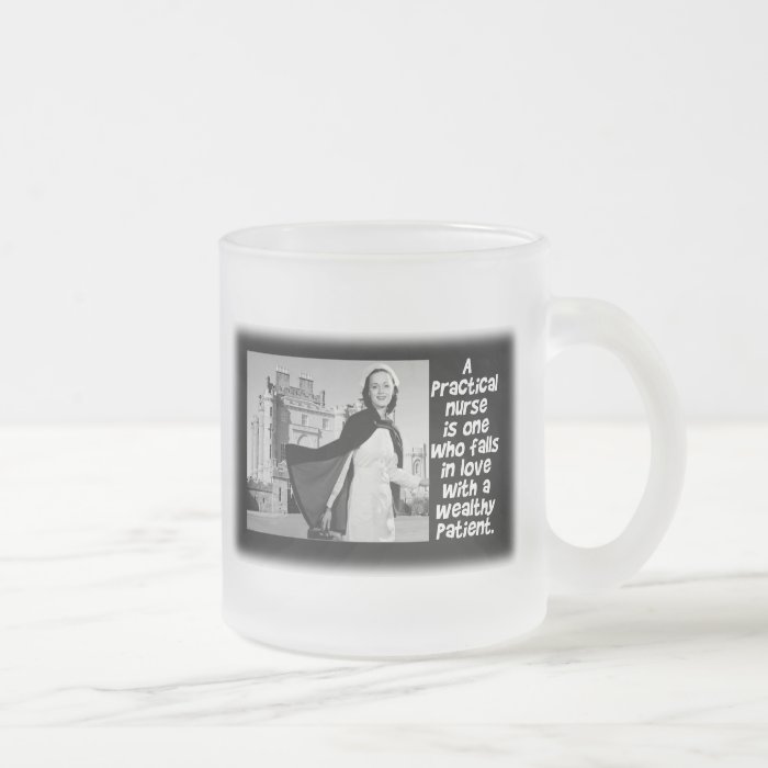 RETRO PRACTICAL  NURSE   HUMOR    LPN MUGS