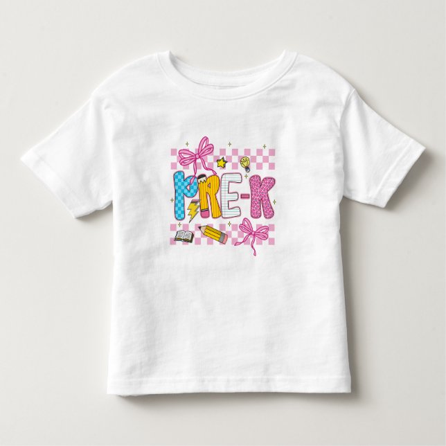 Retro Pre-K  Toddler T-shirt (Front)