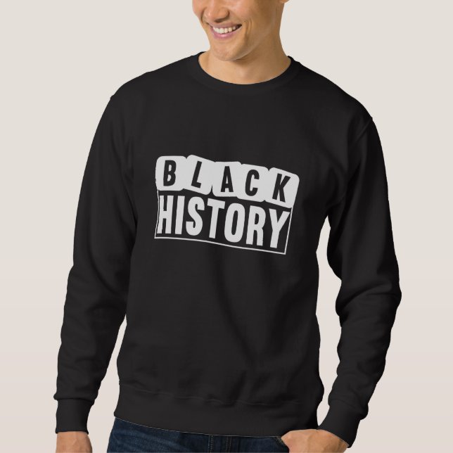Retro Pride Melanin Queen Black History Month Cele Sweatshirt (Front)