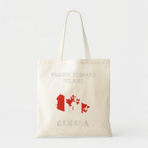 Retro Prince Edward Island Canada Distressed Canad Tote Bag