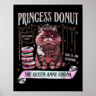 Retro Princess Donut Dungeon Crawler Carl Book Lov Poster