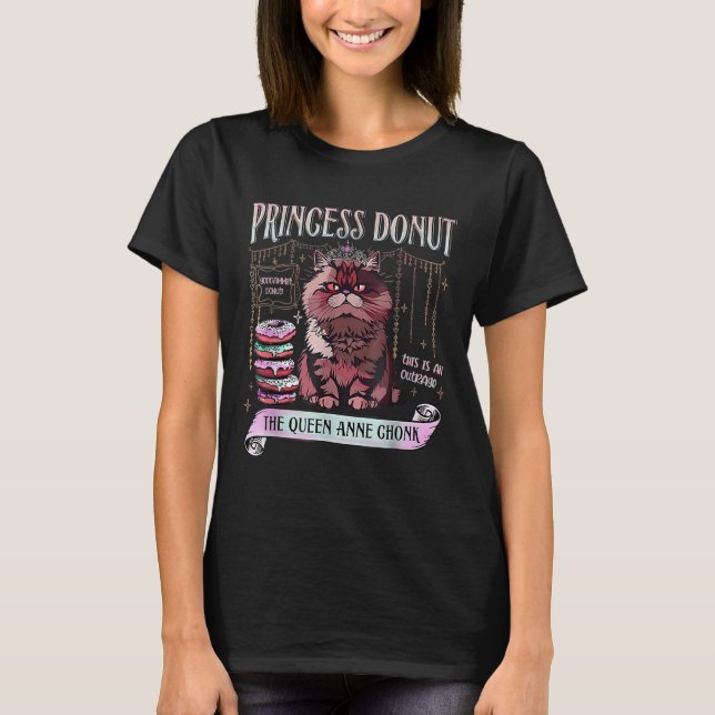Retro Princess Donut Dungeon Crawler Carl Book Lov T-Shirt (Front)