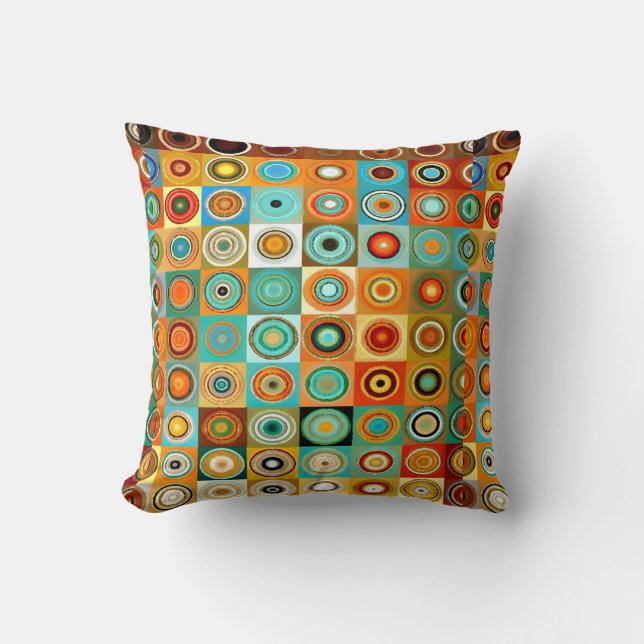 Retro Print Pillow (Front)
