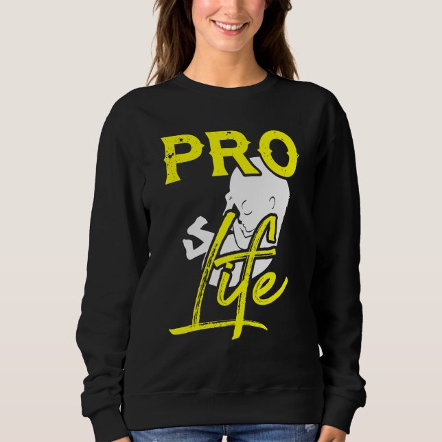 Retro Pro Life Generation Anti Abortion Catholic C Sweatshirt (Front)