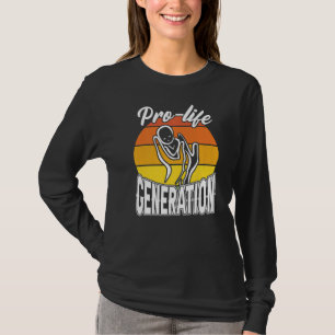 Retro Pro Life Generation Anti Abortion Catholic C T-Shirt