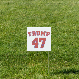 Retro Pro Trump 2024 Trump 47 President Election  Sign
